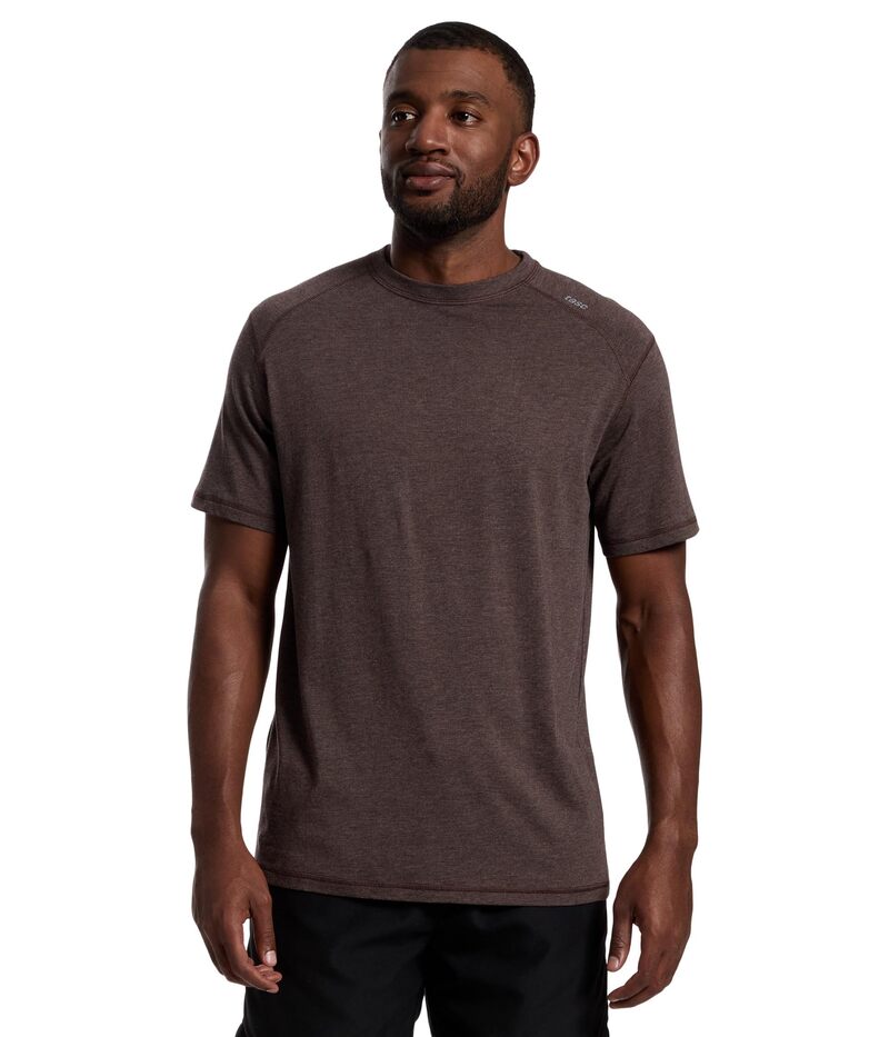 タスクパフォーマンス メンズ トップス シャツ tasc Performance Carrollton Fitness T-Shirt Mocha Heather ヘザー