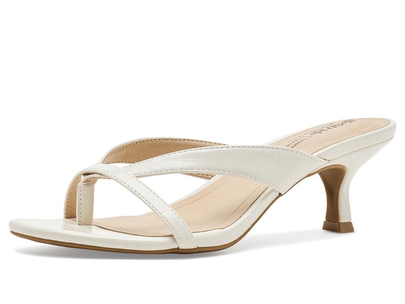 ライフストライド レディース シューズ ヒール サンダル LifeStride Navine Thong Sandals Bone Croco