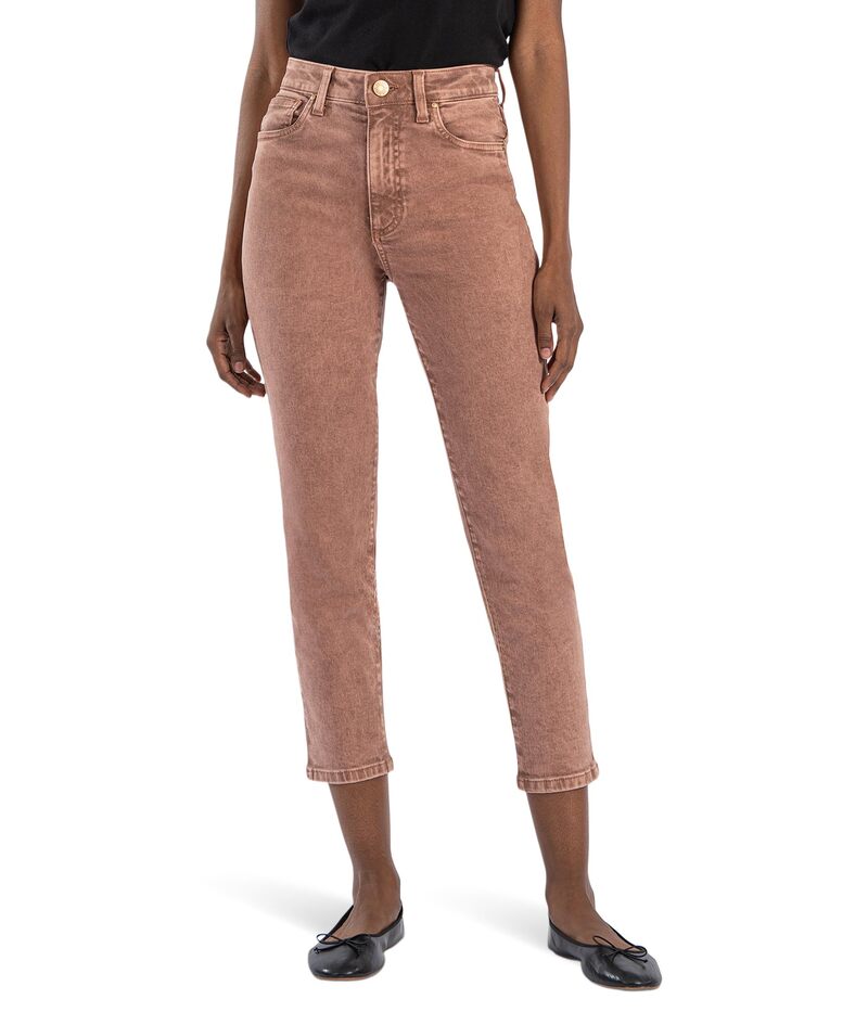 カットフロムザクロス レディース ボトムス デニムパンツ アンクル KUT from the Kloth Reese High Rise Ankle Straight Regular Hem COFFEEE