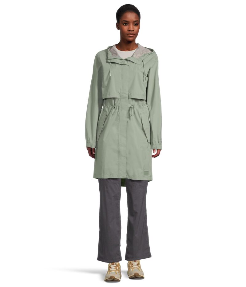 エルエルビーン レディース アウター 厚地の外套 L.L.Bean Wharf Street Raincoat Faded Sage サルヴィア