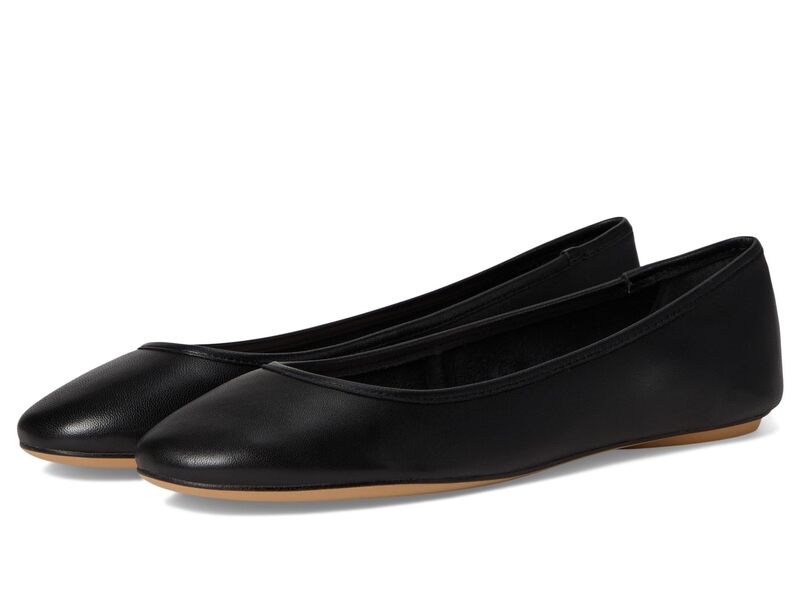 フランコサルト レディース シューズ サンダル Franco Sarto Christina Ballerina/Skimmer Shoes Black Leather 黒いこと