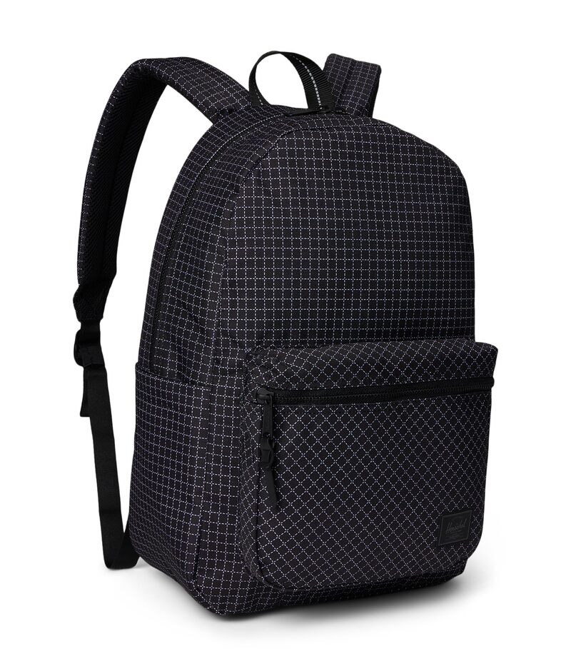 ハーシェルサプライ メンズ 御徒面子 うしろ側容器に並べる・背嚢 Herschel Supply Co. Settlement Backpack Grid-Black 黒いこと バッグ・小物・ブランド雑貨-バックパック・リュック-バッグ