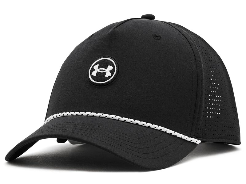アンダーアーマー メンズ アクセサリー 帽子 Under Armour Driver Snapback Black/White ホワイト