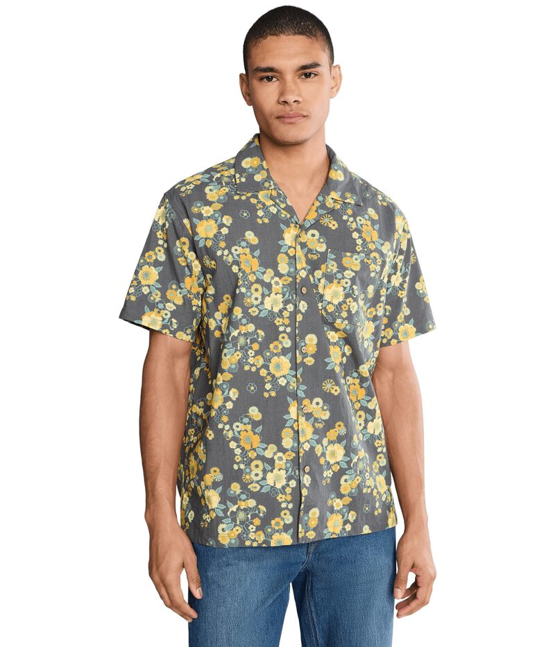 ハーレー メンズ トップス シャツ Hurley Dogpatch Camp Short Sleeve Black ブラック