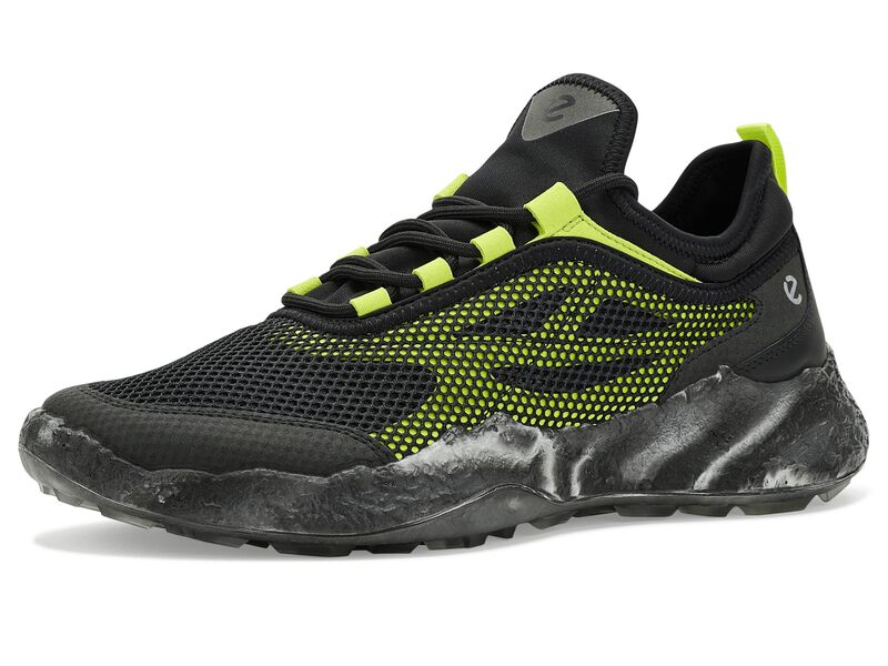 エコー メンズ シューズ スニーカー レース ECCO Golf BIOM Hybrid 5 Lace Waterproof Golf Shoe Black/Lime Punc ブラック