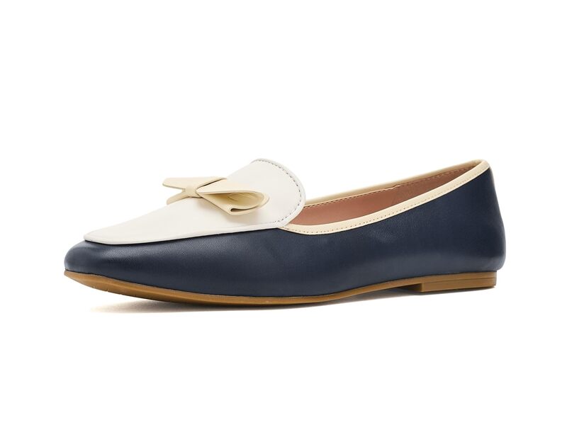 電話を掛けるハーン レディース シューズ スリッポン・ローファー Cole Haan Payson Soft Construction Bow Midnight Moon L 靴-ローファー