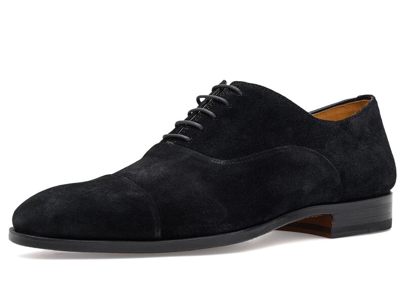 マグナーニ メンズ シューズ オックスフォード Magnanni Weiss Black Suede 黒いこと