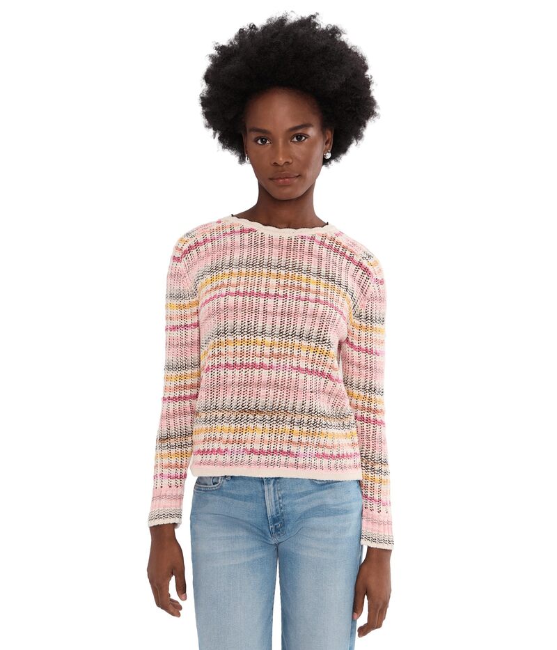 ニックプラスゾーイ レディース アウター ニット・セーター NIC+ZOE Melange Mix Sweater Pink Multi ピンク