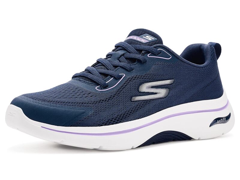 スケッチャーズ レディース シューズ スニーカー SKECHERS Performance Go Walk Arch Fit 2.0 Cassy Navy/Lavender 米国海軍