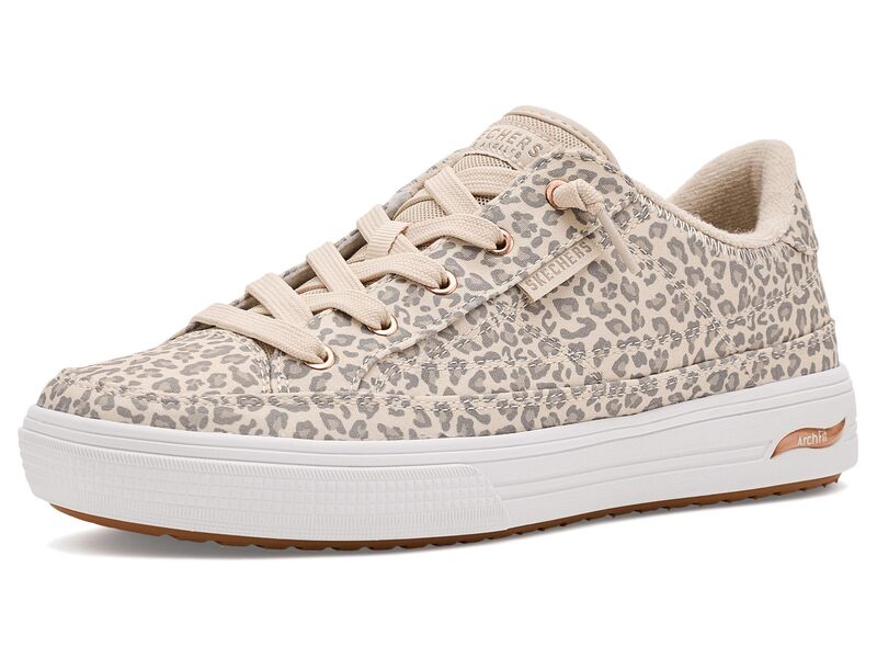 スケッチャーズ レディース シューズ スニーカー SKECHERS Arch Fit Arcade - Flowa Powa Leopard アニマル