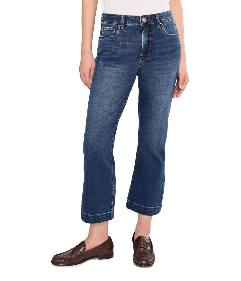 カットフロムザクロス レディース ボトムス カジュアルパンツ プチ アンクル KUT from the Kloth Petite Kelsey High-rise Fab Ankle Flare With Wide Hem Cool 24,272円