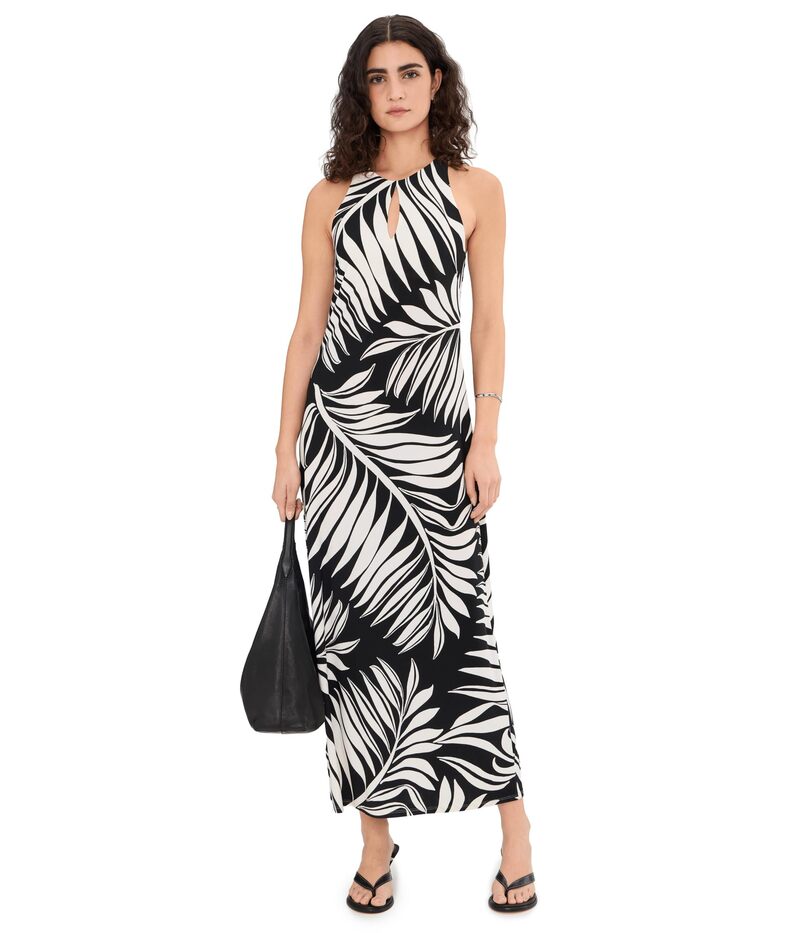トッミーバハマ レディース トップス 衣装 マキシ Tommy Bahama Carmela Lush Zebra Maxi Dress Black 黒いこと