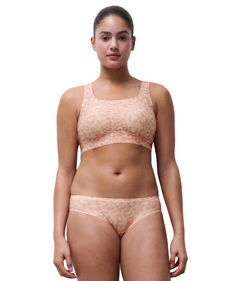 シャントル レディース アンダー御召しもの ズボン下 Chantelle Soft Stretch Bikini Leopard Blush 毛はらい