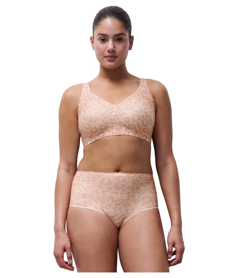 シャントル レディース アンダー御召しもの ズボン下 Chantelle Soft Stretchi Cut Brief Leopard Blush 毛はらい
