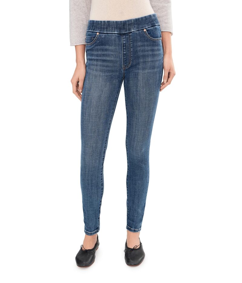 リヴァプール ロサンゼルス レディース ボトムス デニムパンツ ジーンズ Liverpoolos Angelesienna Mid-rise Pull-on Skinny Jeansanta Margarita