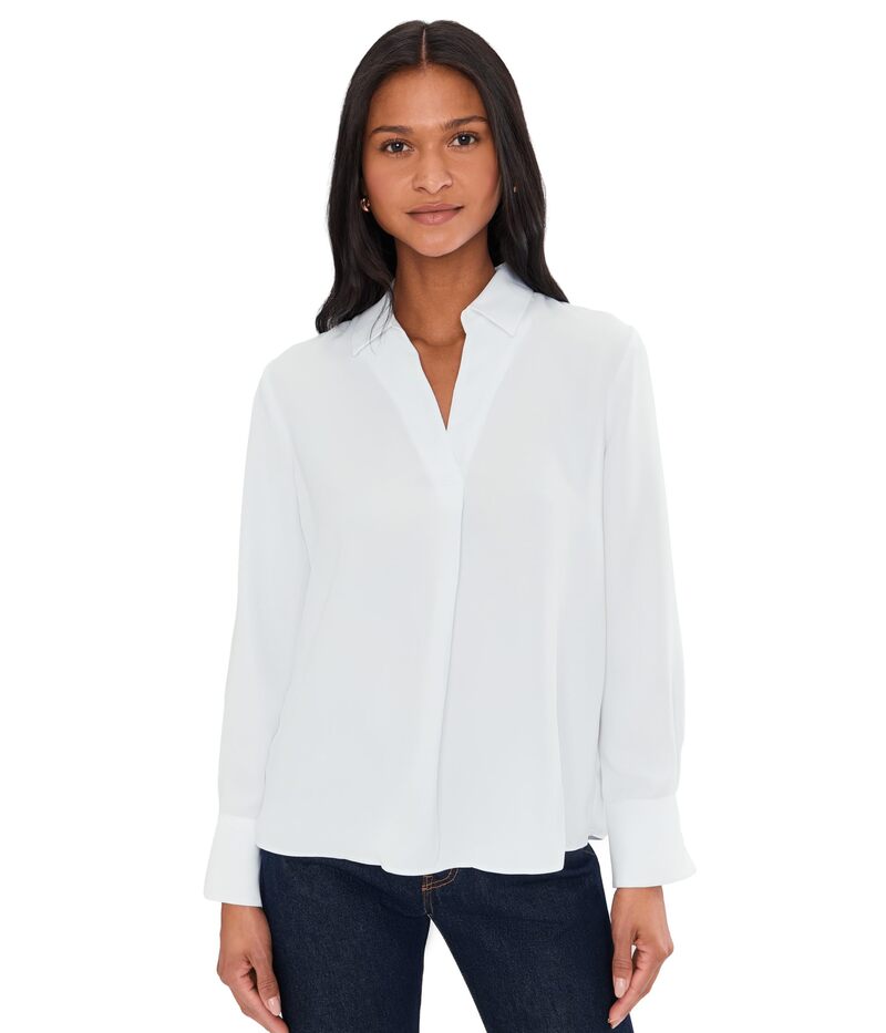 ニックプラスゾーイ レディース トップス シャツ NIC+ZOEasy Popover Shirt Paper White ホワイト