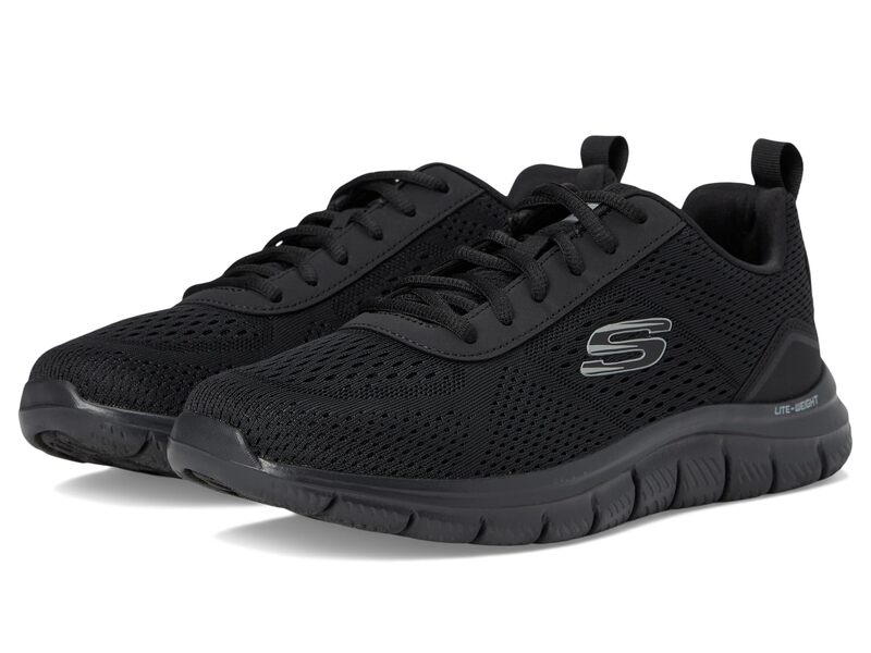 スケッチャーズ メンズ シューズ スニーカー SKECHERS Track Leshur Black/Black 黒いこと
