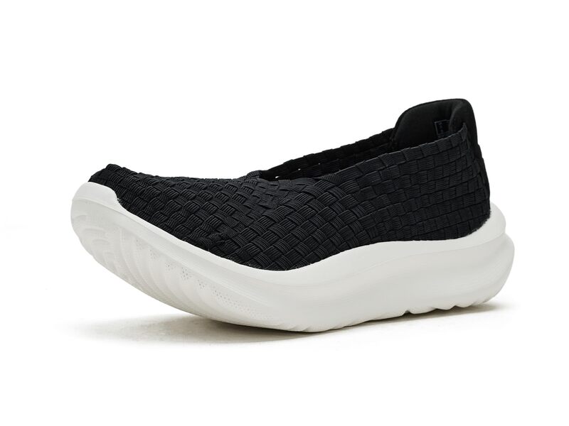 クラークス レディース シューズ スニーカー Clarksolevana Weave Black Textile 黒いこと
