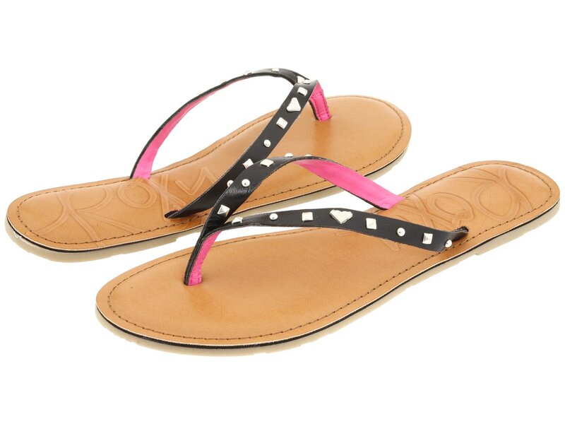 ロキシー レディース シューズ 踵 Roxy Riviera Black 黒いこと