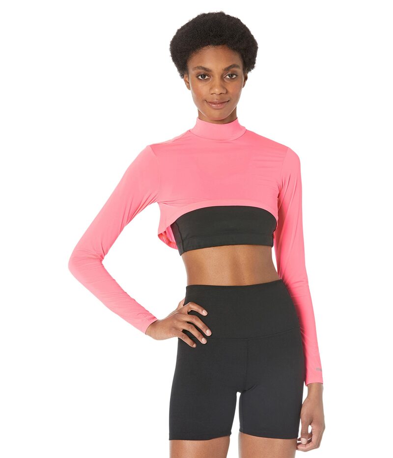ジャイミーサドック レディース トップス シャツ モックネック Jamie Sadock SunsenseR 35 SPF Lightweight Long Sleeve Mock Neck Crop Layering Top Mimosa/Sassy