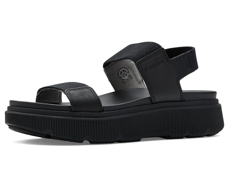 キーン レディース シューズ サンダル KEEN Elle Mila Backstrap Sandals Black/Black ブラック