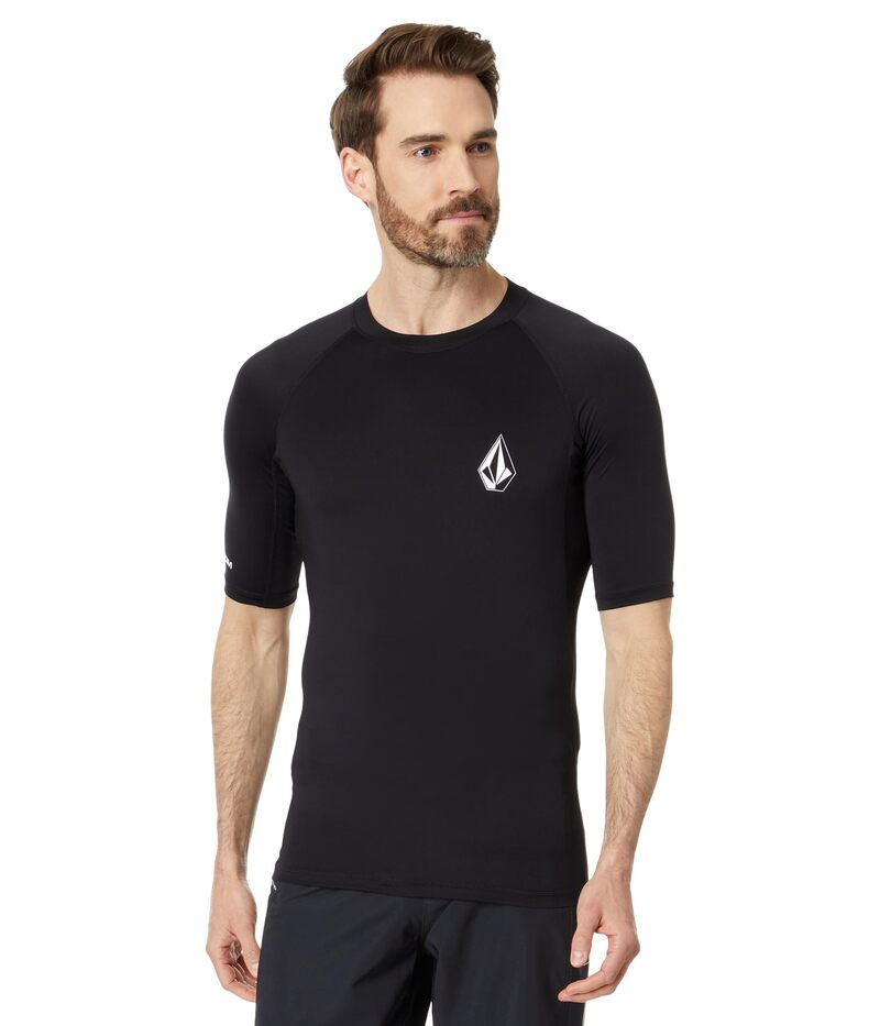 ボルコム メンズ トップス プルオーバー Volcom Lido Short Sleeve Black 黒いこと