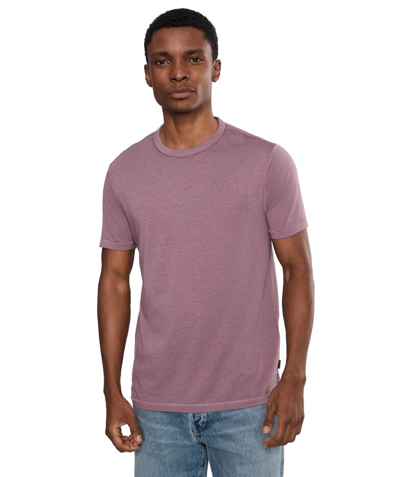 ジョンバルベイトス メンズ トップス ティーシャツ John Varvatos Bale Burnout Crew K7447s26 Purple Sand パープル メンズファッション-トップス-カジュアルシャツ