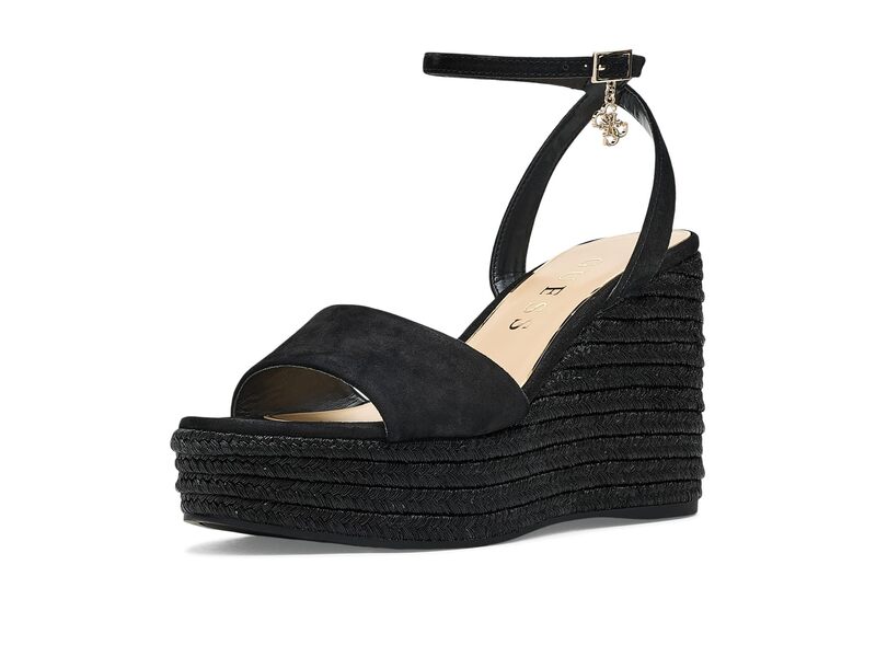 ゲス レディース シューズ 踵 GUESS Everly Black 黒いこと