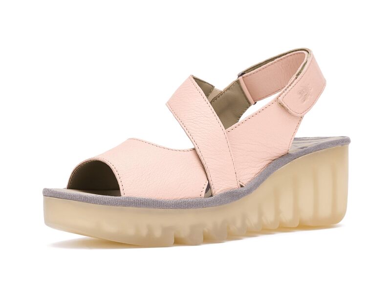 飛球英国の首都 レディース シューズ 踵 FLY LONDON Basy605fly Nude Pink サクラ色