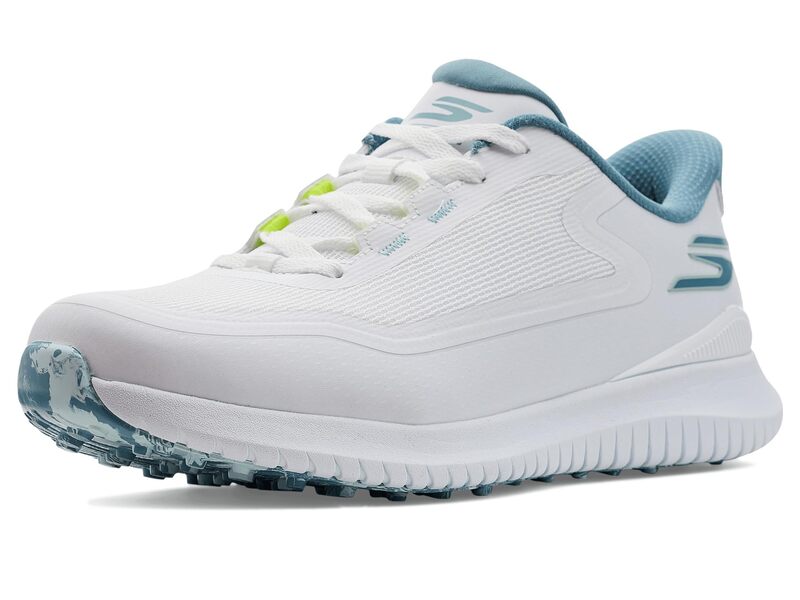 スケッチャーズ メンズ シューズ スニーカー Skechers GOLFlite Spikelesslip-In Golf Shoe White/Light Blu ホワイト
