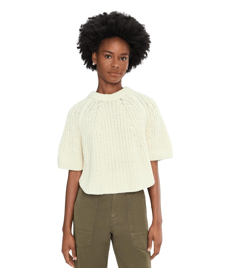 フリーピープル レディース アウター ニット・セーター Tシャツ Free People Amy Sweater Tee Ivory アイボリー