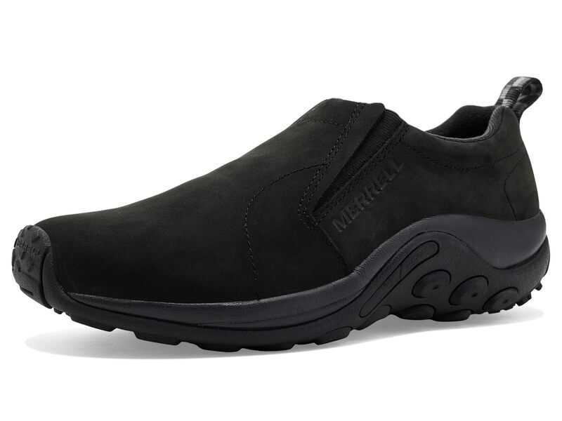 メレル メンズ シューズ スリッポン・ローファー Merrell Jungle Moc Nubuck Black/Black ブラック