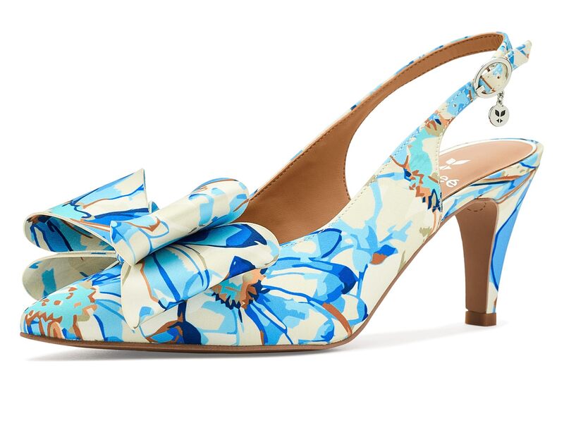 ジェイレニー レディース シューズ 踵 J. Renee Lysara Blue/Cream 皮膚軟化剤