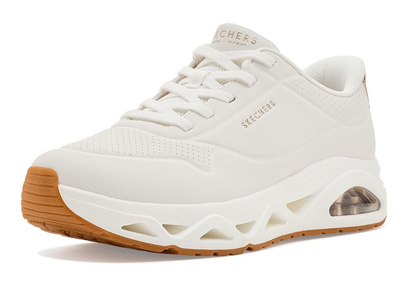 スケッチャーズ レディース シューズ スニーカー SKECHERS Uno Glide-Step - Glide On Air Hands Free Slip-Ins White ホワイト