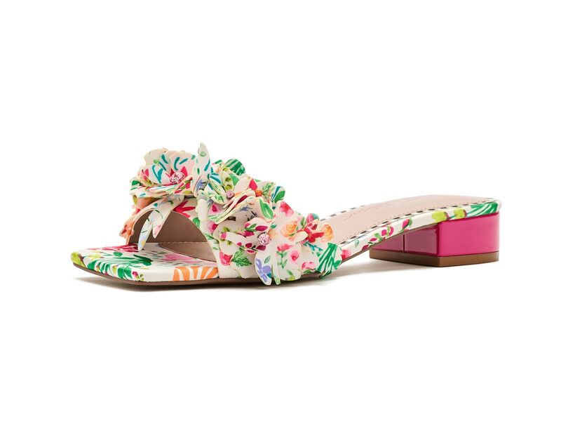 ブルーバイベトシージョンソン レディース シューズ 踵 Blue by Betsey Johnson Glorria Natural Floral