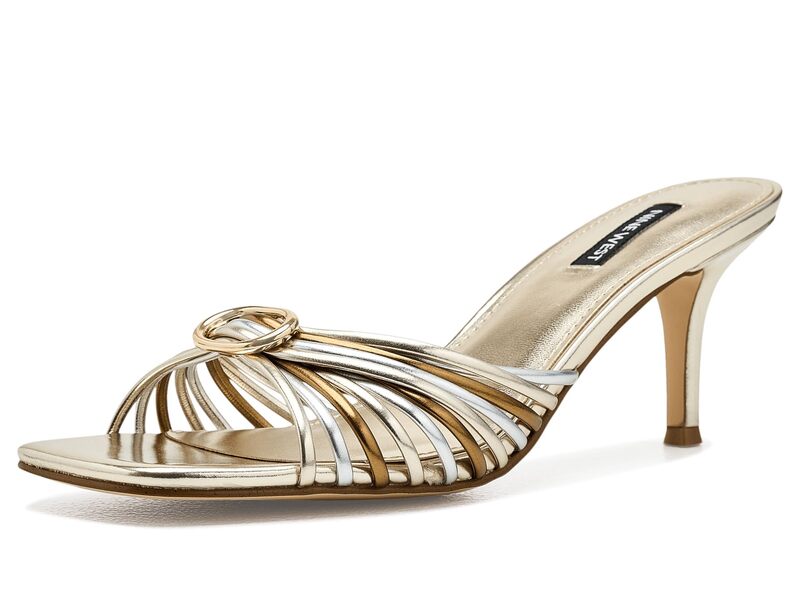 ナインウェスト レディース シューズ ヒール Nine West Dumel Gold/Silver/Bro ゴールド