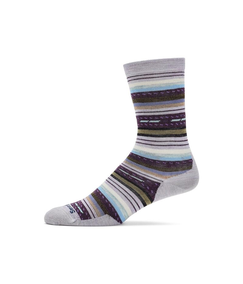 かっこ良い羊毛 レディース アンダーお召しもの ソックス Smartwool Everyday Margarita Crew Socks Purpleclipse パープル