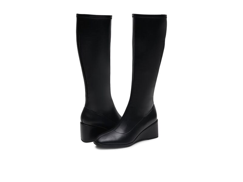 エアロソールズ レディース シューズ ブーツ・レインブーツ Aerosoles Angela Black Stretch F 黒いこと