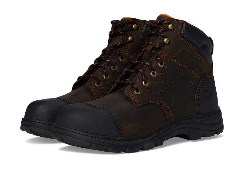 ウルヴァリン メンズ シューズ ブーツ・レインブーツ キャップ Wolverine Carlsbad Cap-Toe 6\" Brown ブラウン