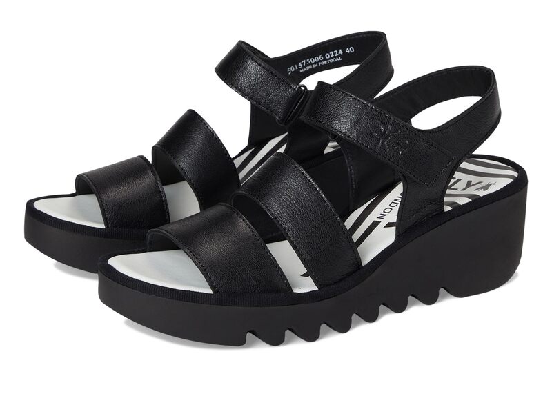飛球英国の首都 レディース シューズ サンダル FLY LONDON BEXY575FLY Black 1 黒いこと