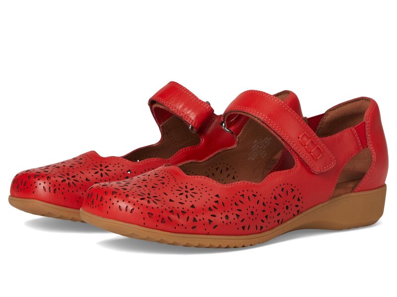 コブ ヒル レディース シューズ サンダル Cobb Hill Rully Red Leather レッド