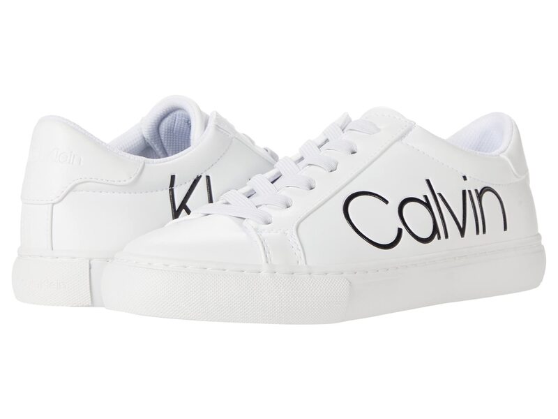 カルバンクライン レディース シューズ スニーカー Calvin Klein Cabre White 白いこと スニーカー-レディース靴-靴