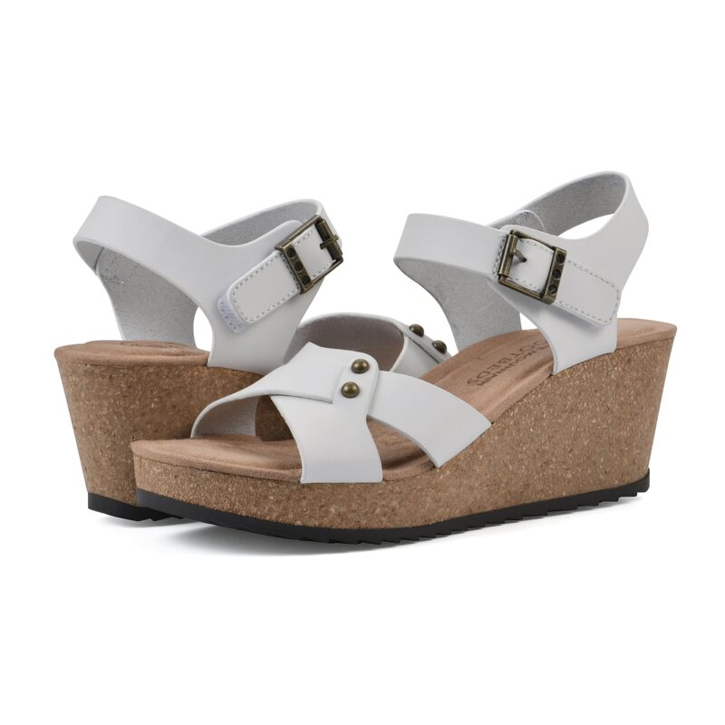 ホワイトマウンテン レディース シューズ ヒール White Mountain Prezo White/Leather ホワイト