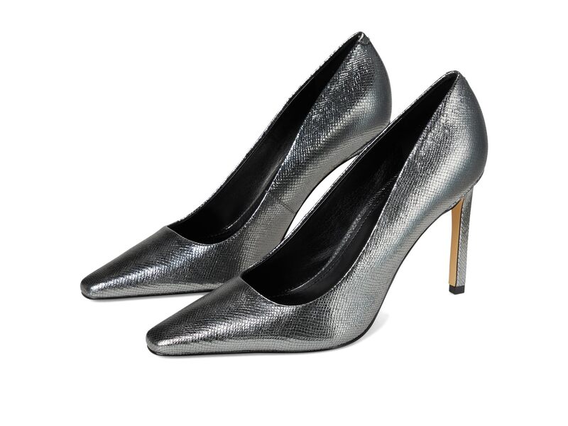 目じるし・フィッシャー レディース シューズ 踵 Marc Fisher LTD Olivy Pewter Snake Le ピューター