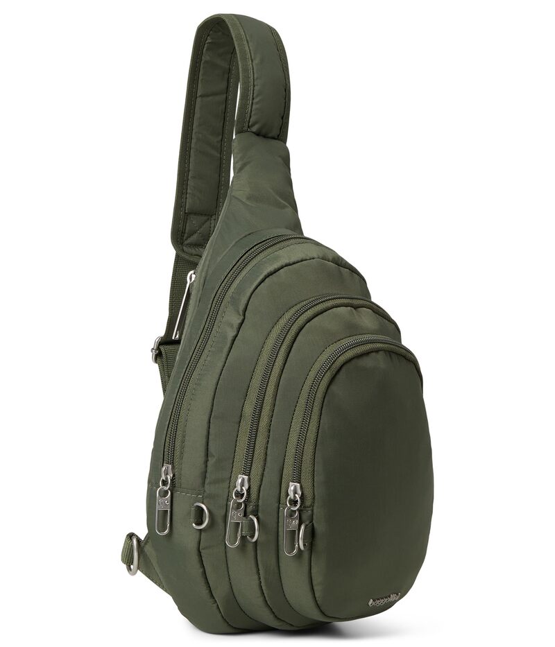 バッガリーニ レディース バッグ Baggallini Securtex Anti-Theftriple Zip Sling Thyme