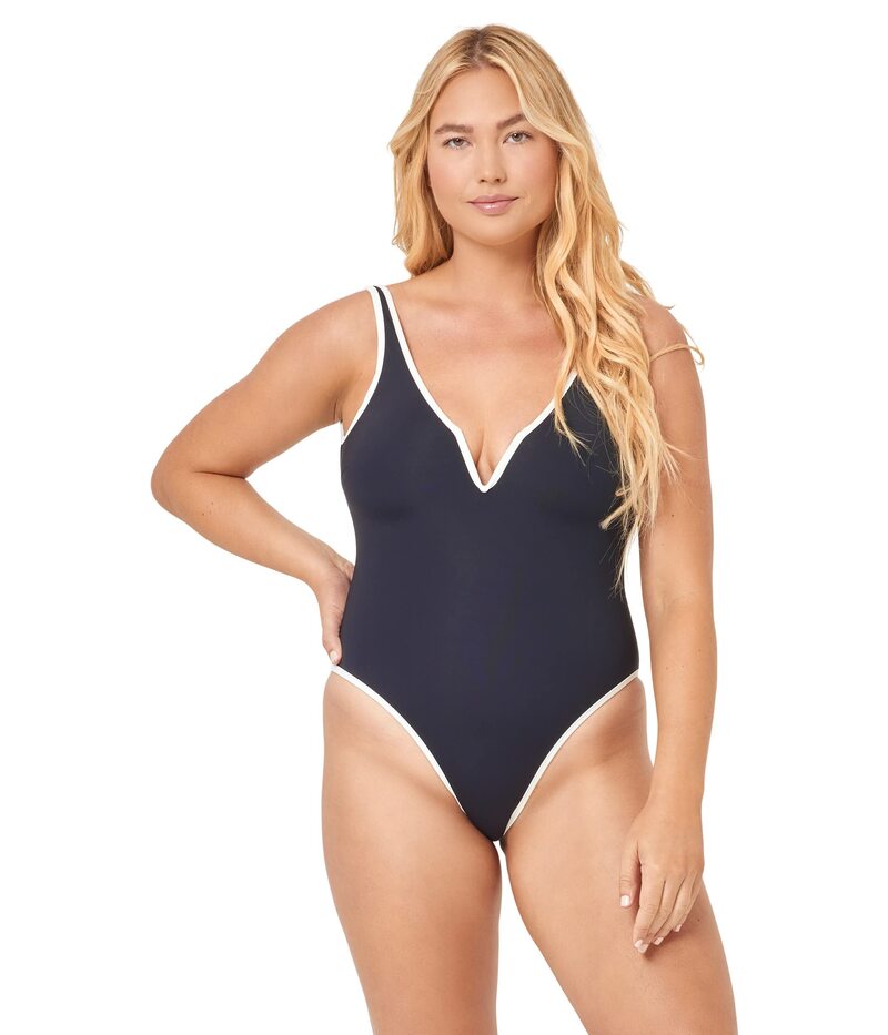 エルスペース レディース 水着 上下セット L*Space Cocone-Piece Classic Black/Cream クリーム