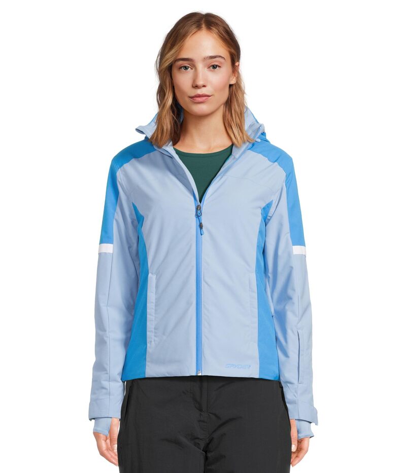 スパイダー レディース アウター コート ジャケット Spyder Andorra Jacket Blue Drift ブルー