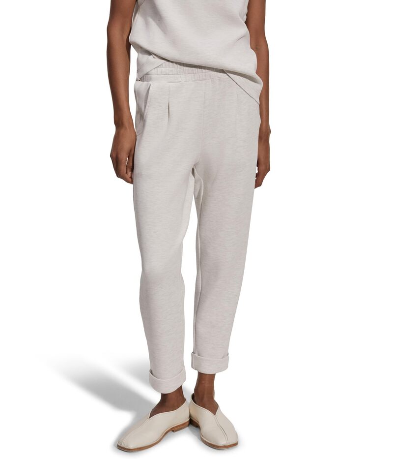 バーレイ レディース ボトムス カジュアルパンツ Varley The Rolled Cuff Pants Ivory Marl アイボリー