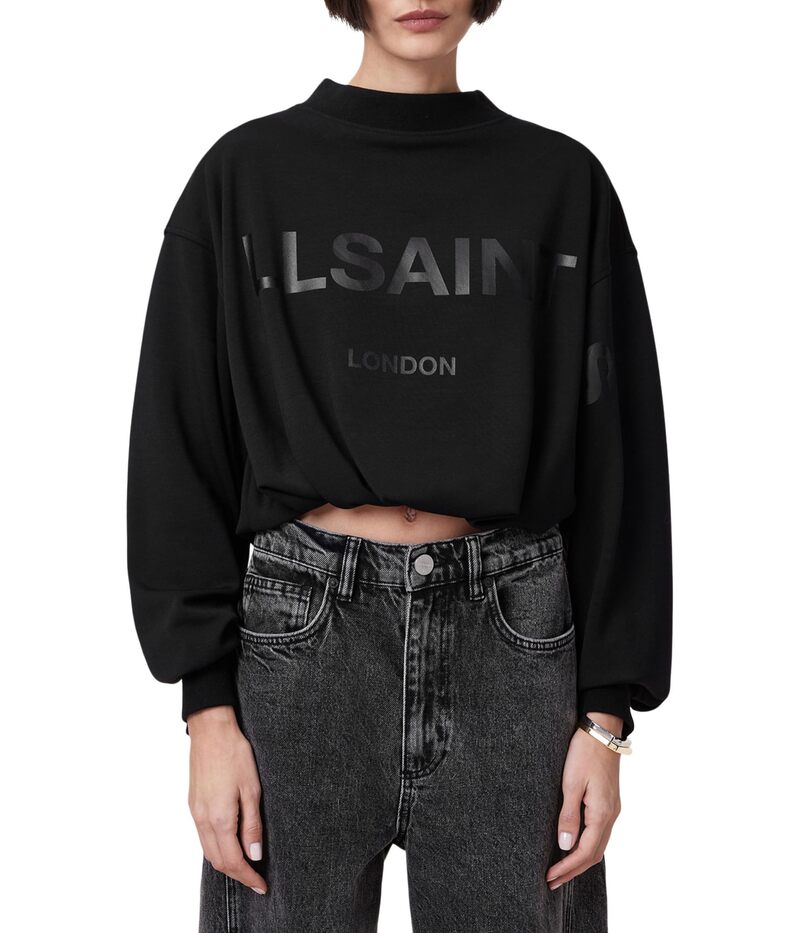 オールセインツ レディース アウター ニット・セーター AllSaints Biggy Aster Sweat Black ブラック