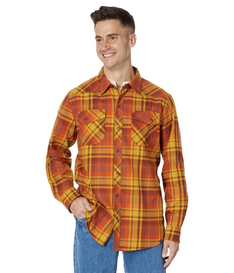 エルエルビーン メンズ トップス シャツ L.L.Bean Katahdin Performance Flannel Shirt Plaid Burnt Mahogany/ チェック